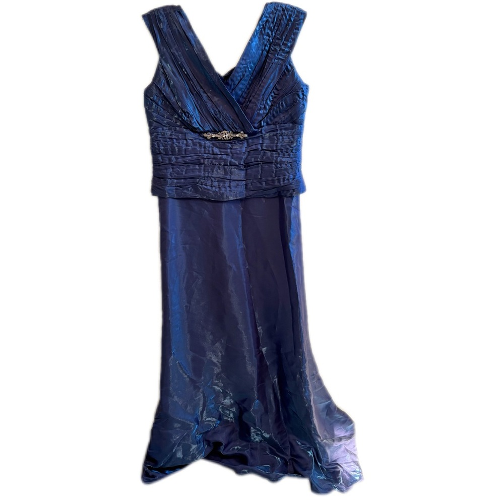 Women’s Km Collections Navy Blue Maxi Dress - Size 12